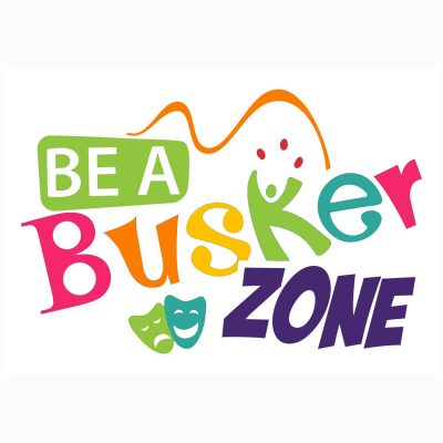 be a busker logo